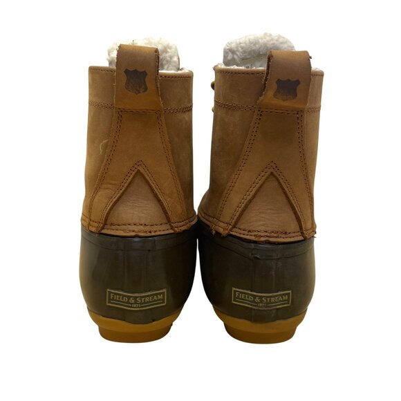 Field & Stream Men’s Brown Leather Upper Waterproof Duck Boots Size 7 main image 6